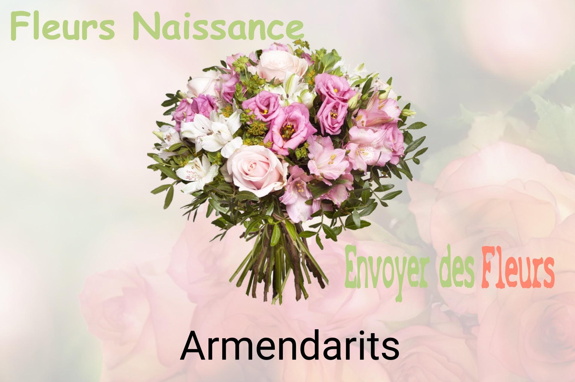 Bouquet de fleurs de naissance livré à Armendarits